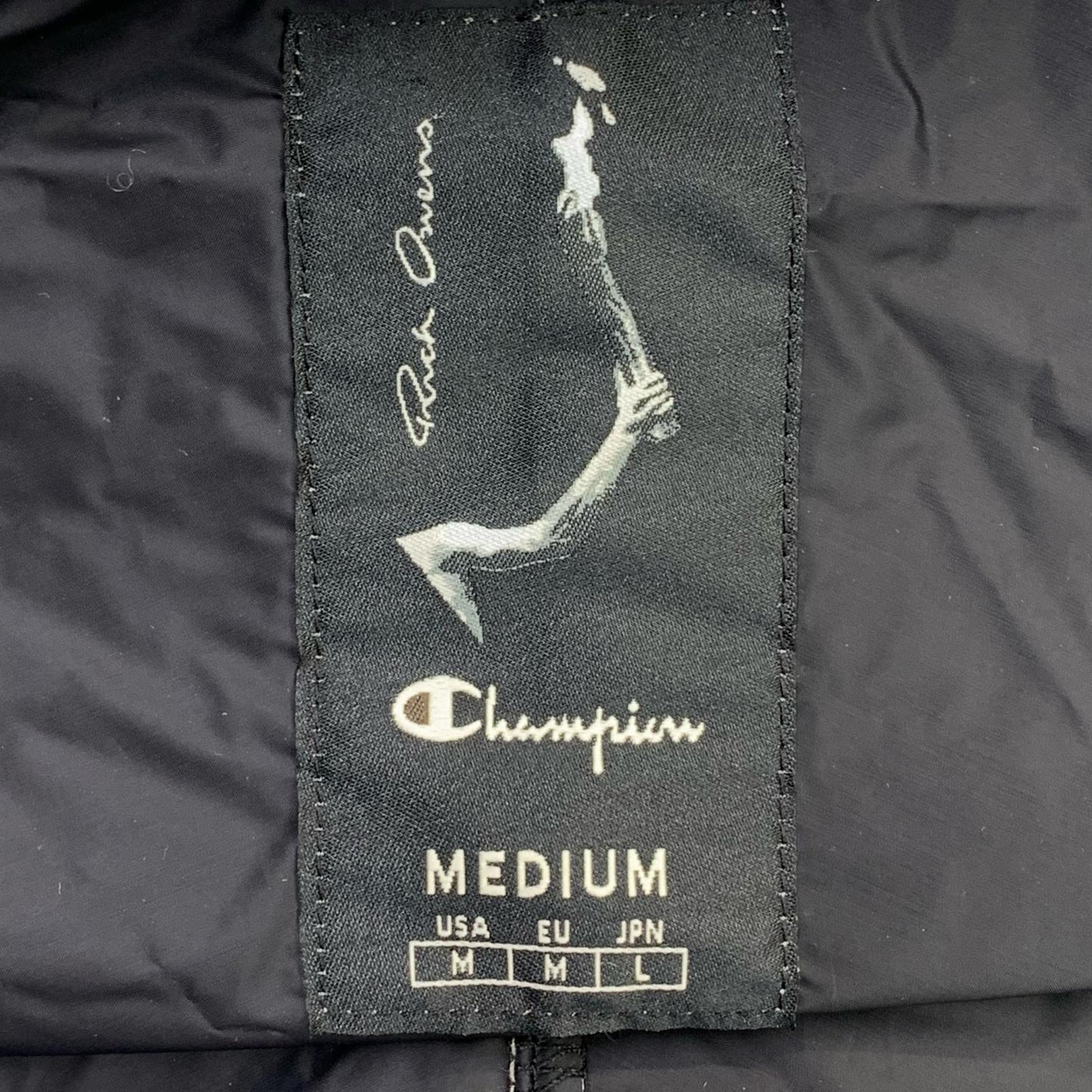 Rick Owens | Rick Owens JUMBO WINDBREAKER Nylon Jacket Silver Size: L