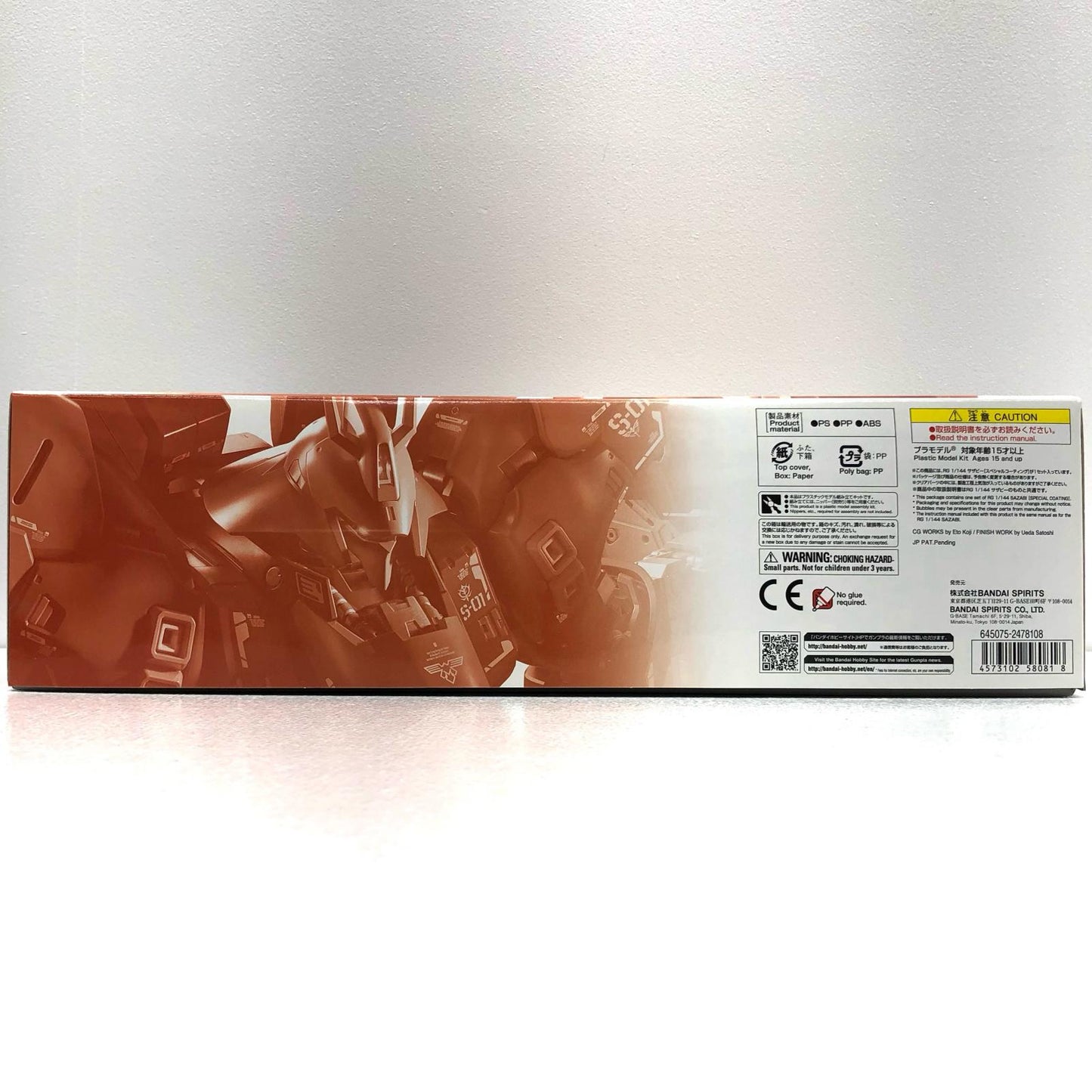 1/144 RG MSN-04 Sazabi Special Coating Ver. "Mobile Suit Gundam: Char's Counterattack" Premium Bandai Limited [5058081] [Figure]