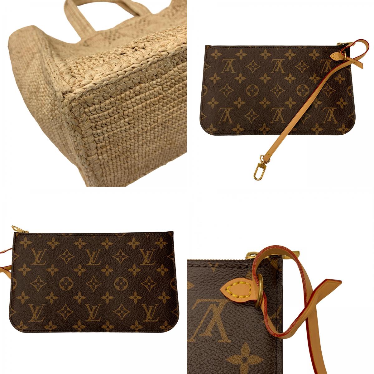 LOUIS VUITTON | ルイ・ヴィトン ダミエ サマーショッパートートMM ハンドバッグ M25008 ベージュ【瀬戸大橋店】