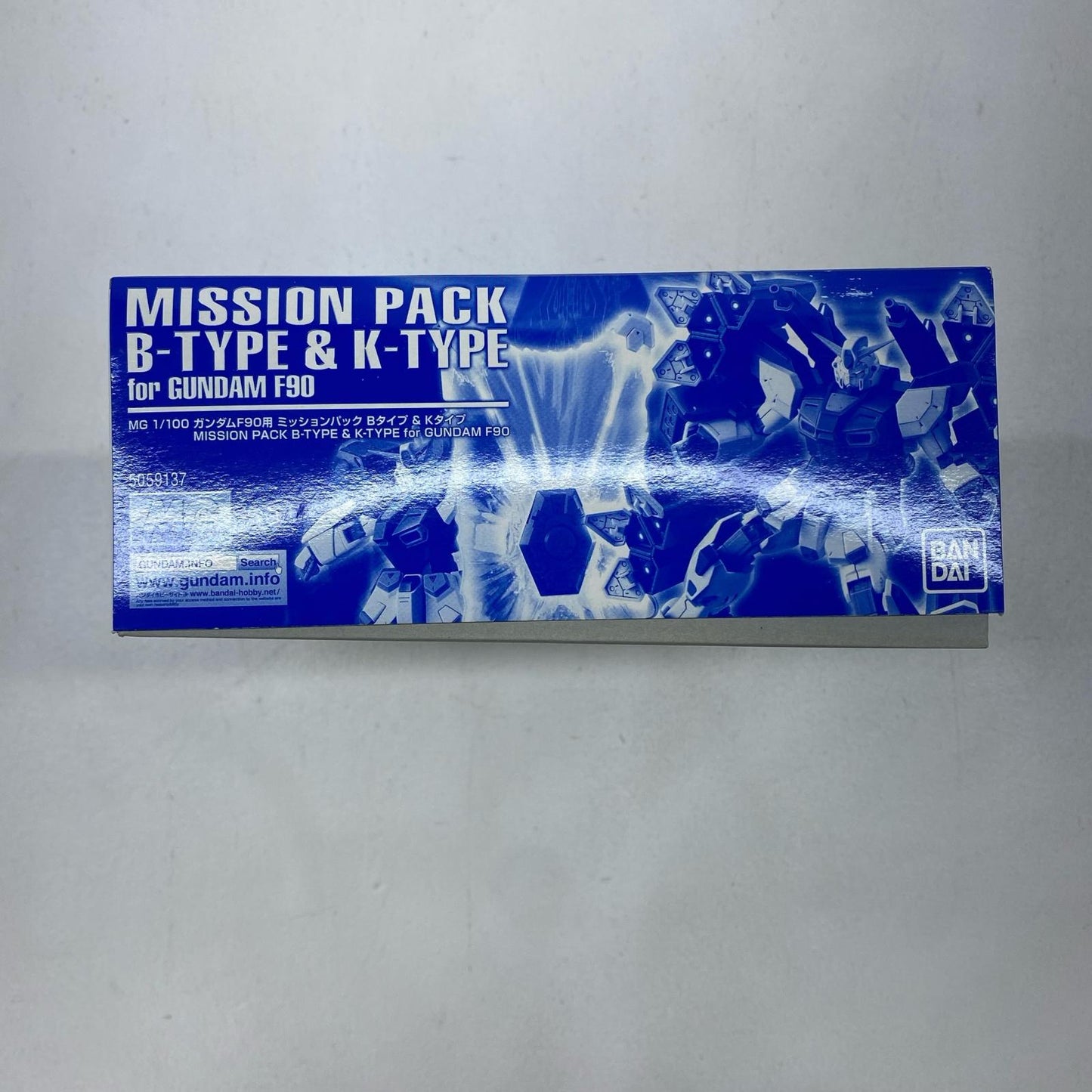 [Used] 1/100 MG Gundam F90 Mission Pack B-Type & K-Type "Mobile Suit Gundam F90" Premium Bandai Limited [5059137]