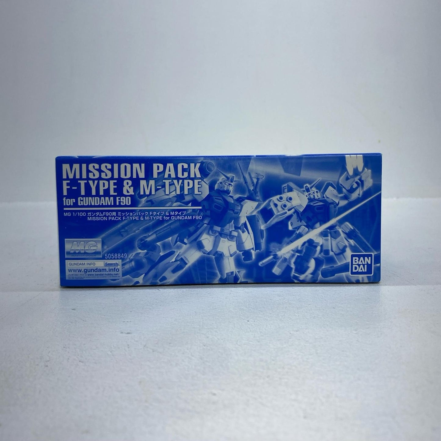 1/100 MG Gundam F90 Mission Pack F-Type & M-Type "Mobile Suit Gundam F90" Premium Bandai Exclusive [5058849]