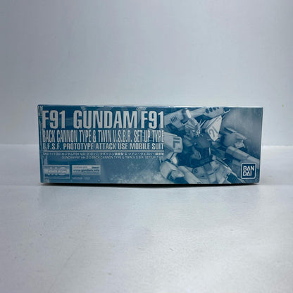 1/100 MG Gundam F91 Ver.2.0 Back Cannon & Twin VSBR Type "Mobile Suit Gundam F91-MSV" Premium Bandai Exclusive [5055508]