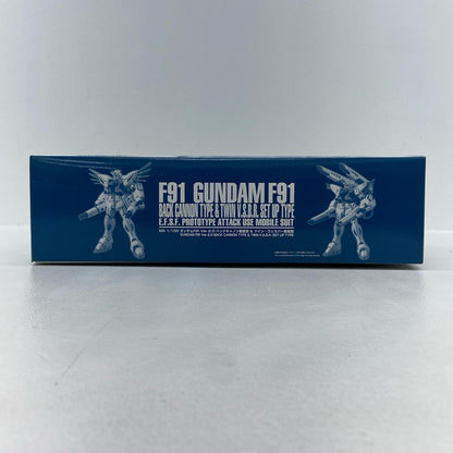 1/100 MG Gundam F91 Ver.2.0 Back Cannon & Twin VSBR Type "Mobile Suit Gundam F91-MSV" Premium Bandai Exclusive [5055508]