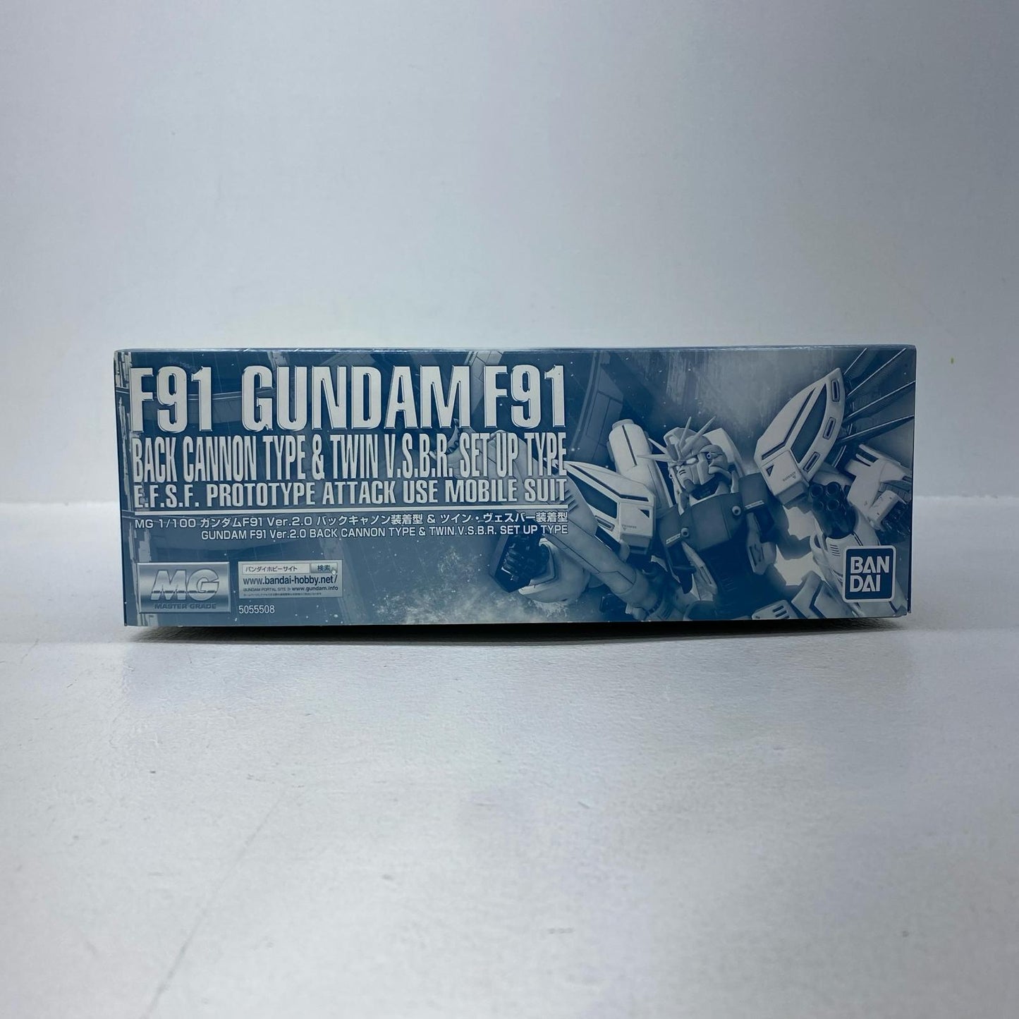 1/100 MG Gundam F91 Ver.2.0 Back Cannon & Twin VSBR Type "Mobile Suit Gundam F91-MSV" Premium Bandai Exclusive [5055508]