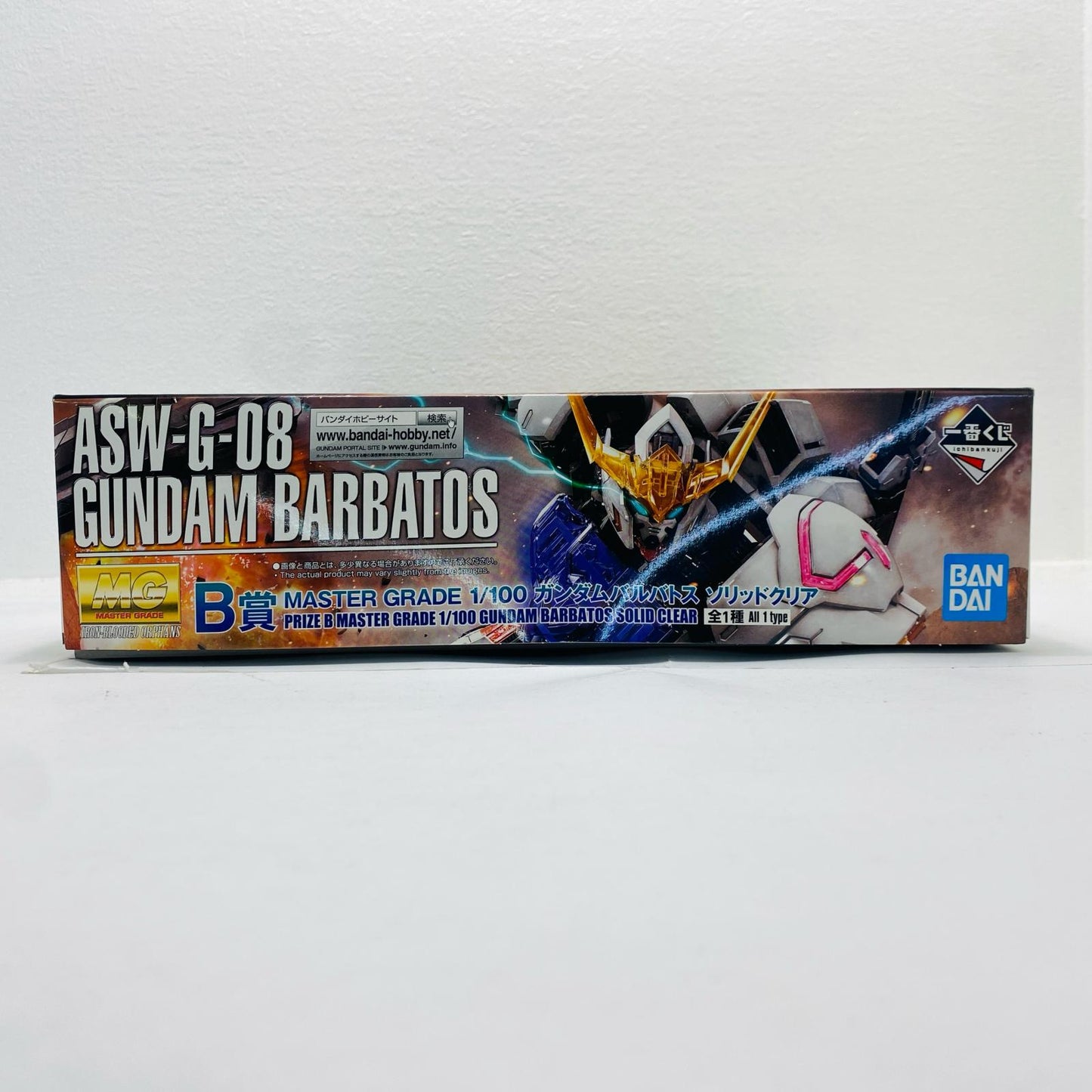 B賞1/100MGASW-G-08ガンダムバルバトスソリッドクリア「2022/一番くじ機動戦士ガンダムガンプラ」[645075-2607738]【フィギュア】