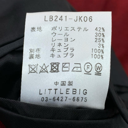 PLAIN JACKET Other Outerwear LB241-JK06 Red Size: 48
