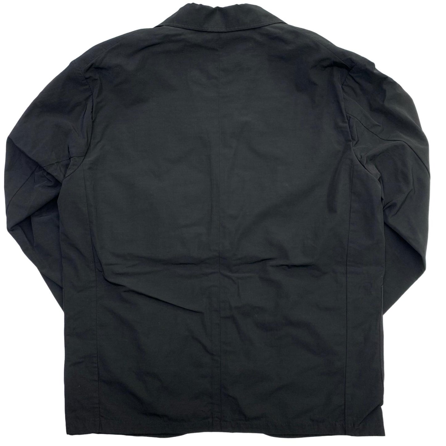 GOLDWIN | Goldwin Relaxed Nylon Two-button Jacket Tailored Jacket Black Size: L