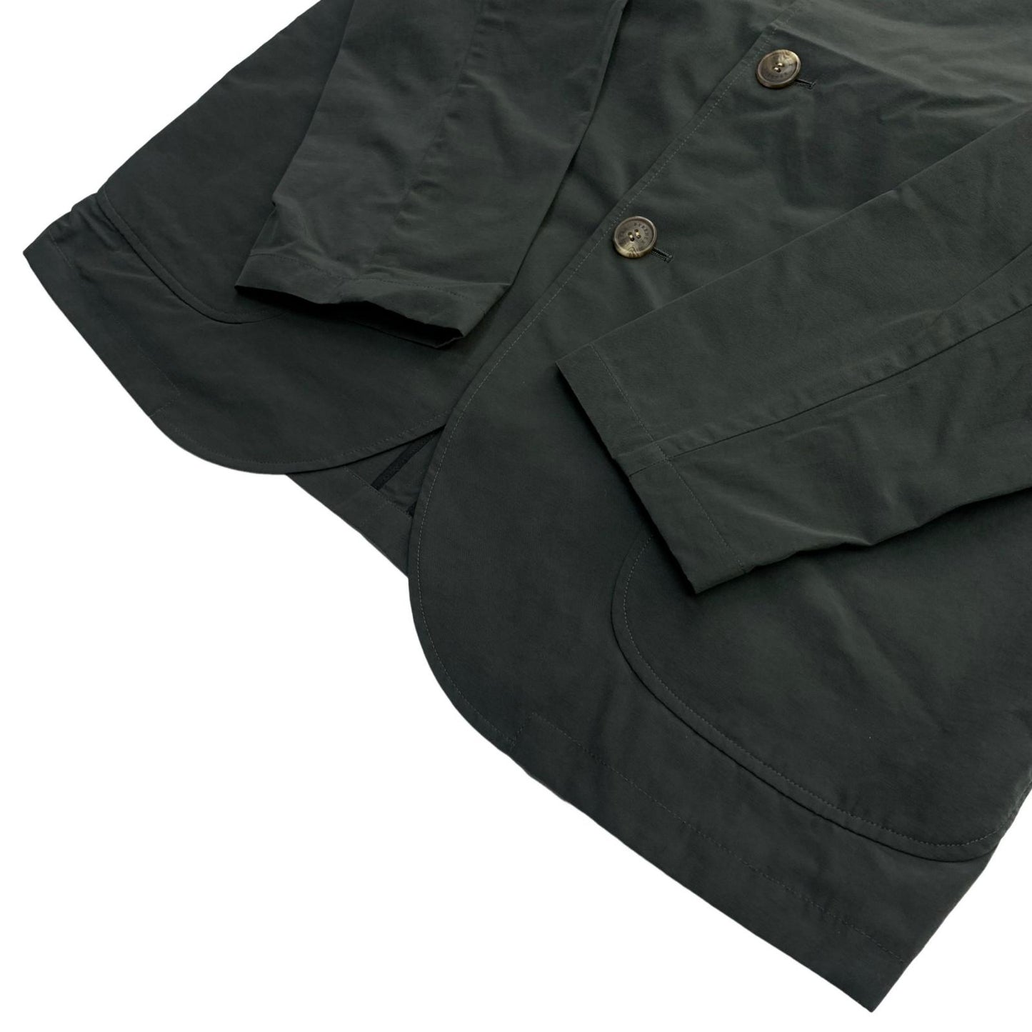 GOLDWIN | Goldwin Relaxed Nylon Two-button Jacket Khaki Size: L