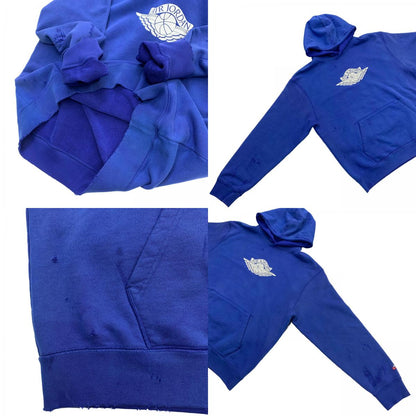 JORDAN | JORDAN AIR JDN RAIR FLEECE PULLOVER HOODIE Blue, Size: L