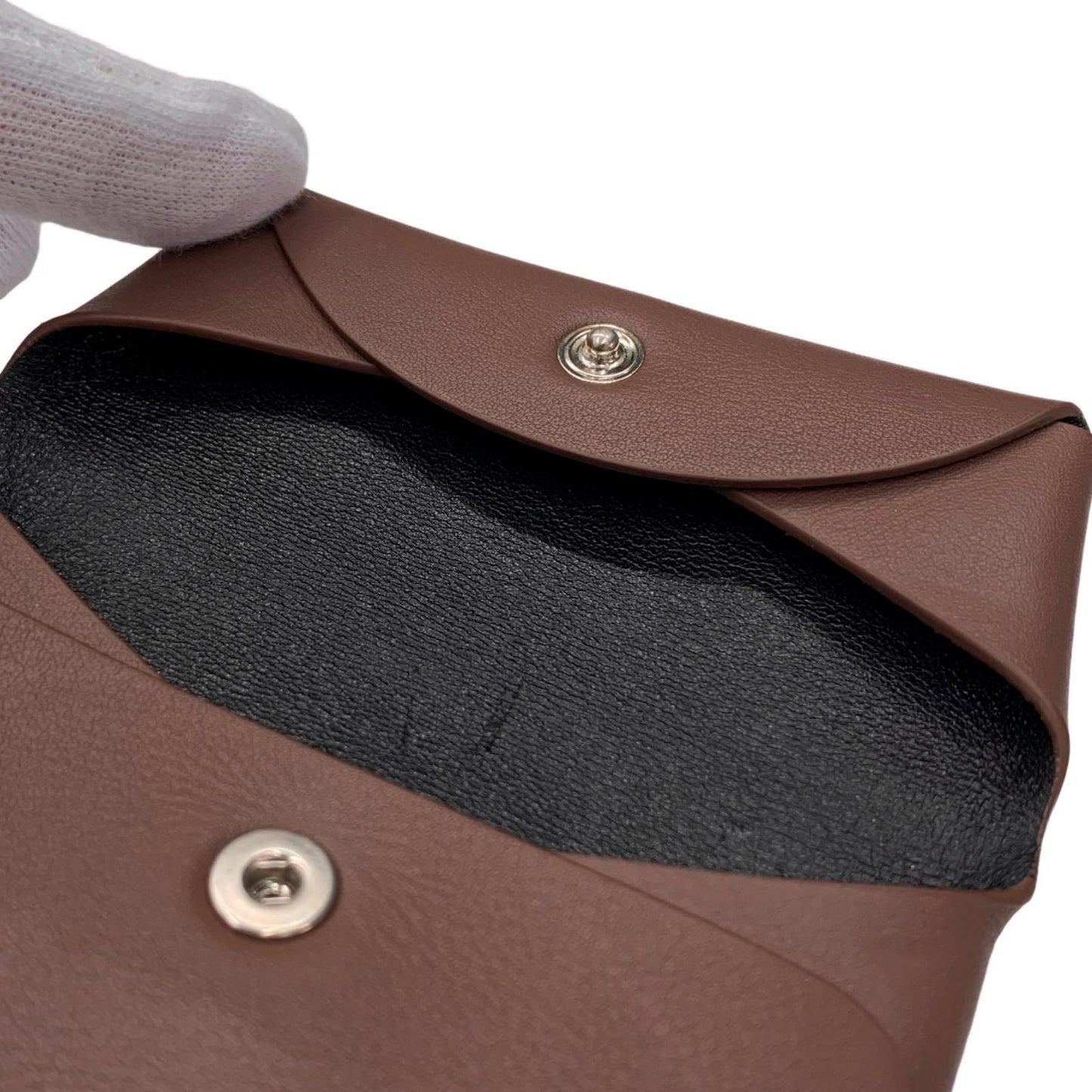JIL SANDER | JIL SANDER J26UI0005 Coin Case FOLDED COIN PURSE Brown
