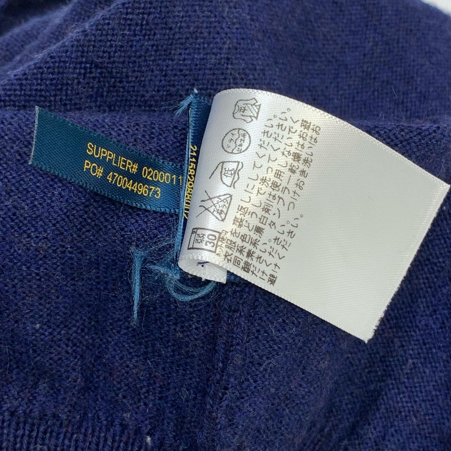 POLO RALPH LAUREN | Polo Ralph Lauren Knit Navy Size: L