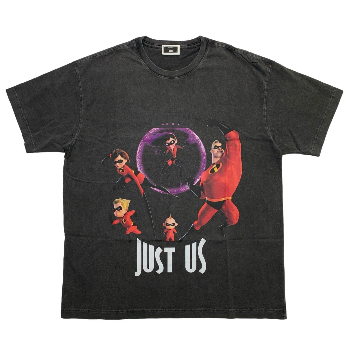 KITH | KITH KITH x PIXAR INCREDIBLES JUST US Short Sleeve T-shirt Black Size: M