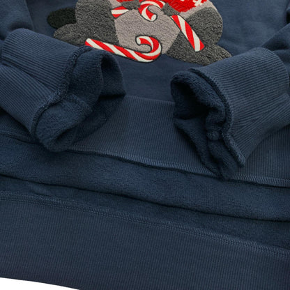 KITH | Kithmas Otter Nelson Crewneck Sweatshirt Navy Size: M