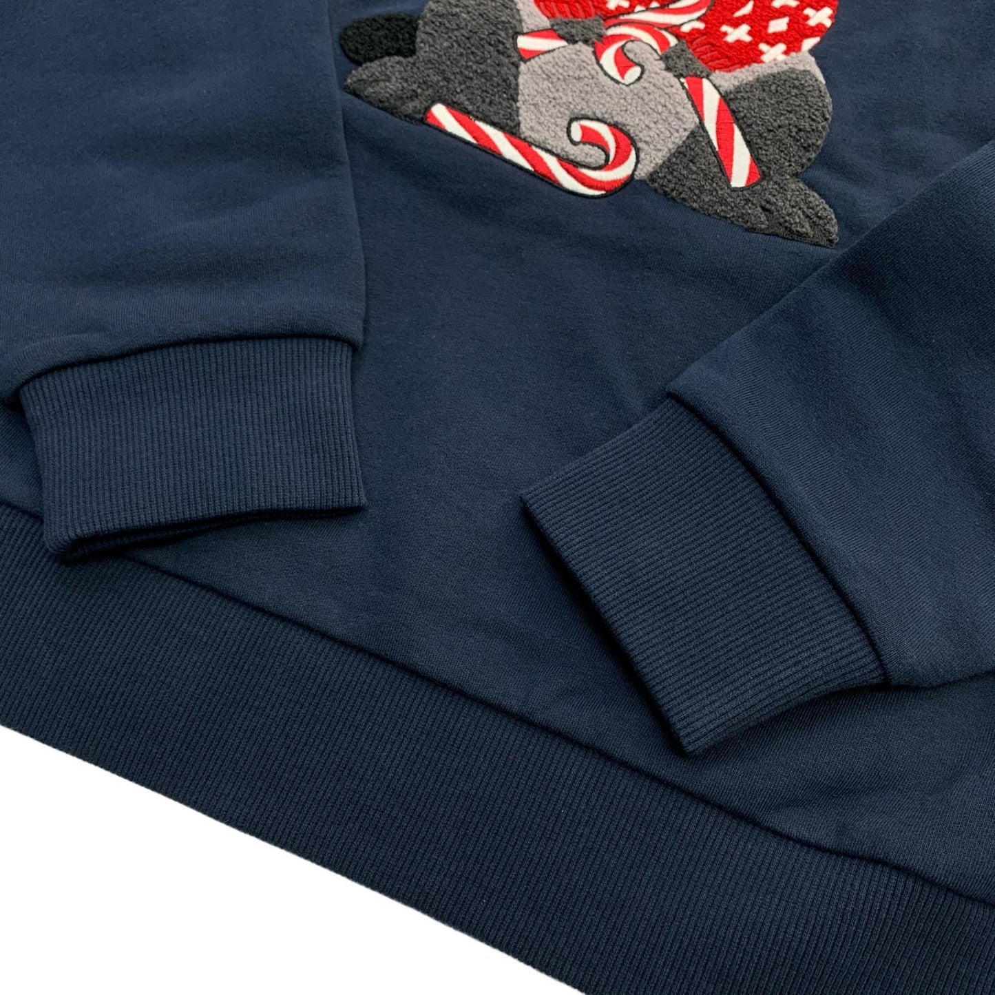 KITH | Kithmas Otter Nelson Crewneck Sweatshirt Navy Size: M