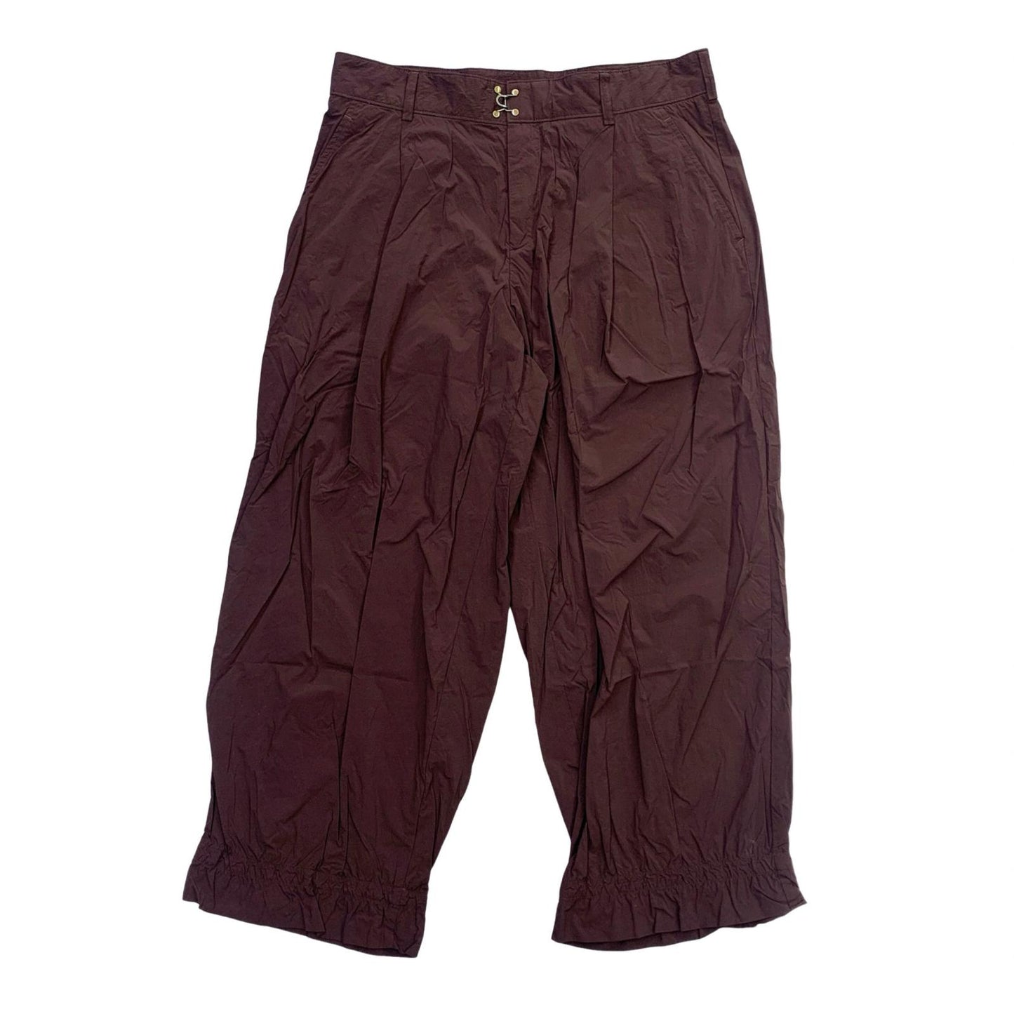 kolor | kolor PLEATS NYLON WIDEPANT Pants Brown Size: 2