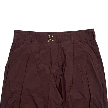 kolor | kolor PLEATS NYLON WIDEPANT Pants Brown Size: 2