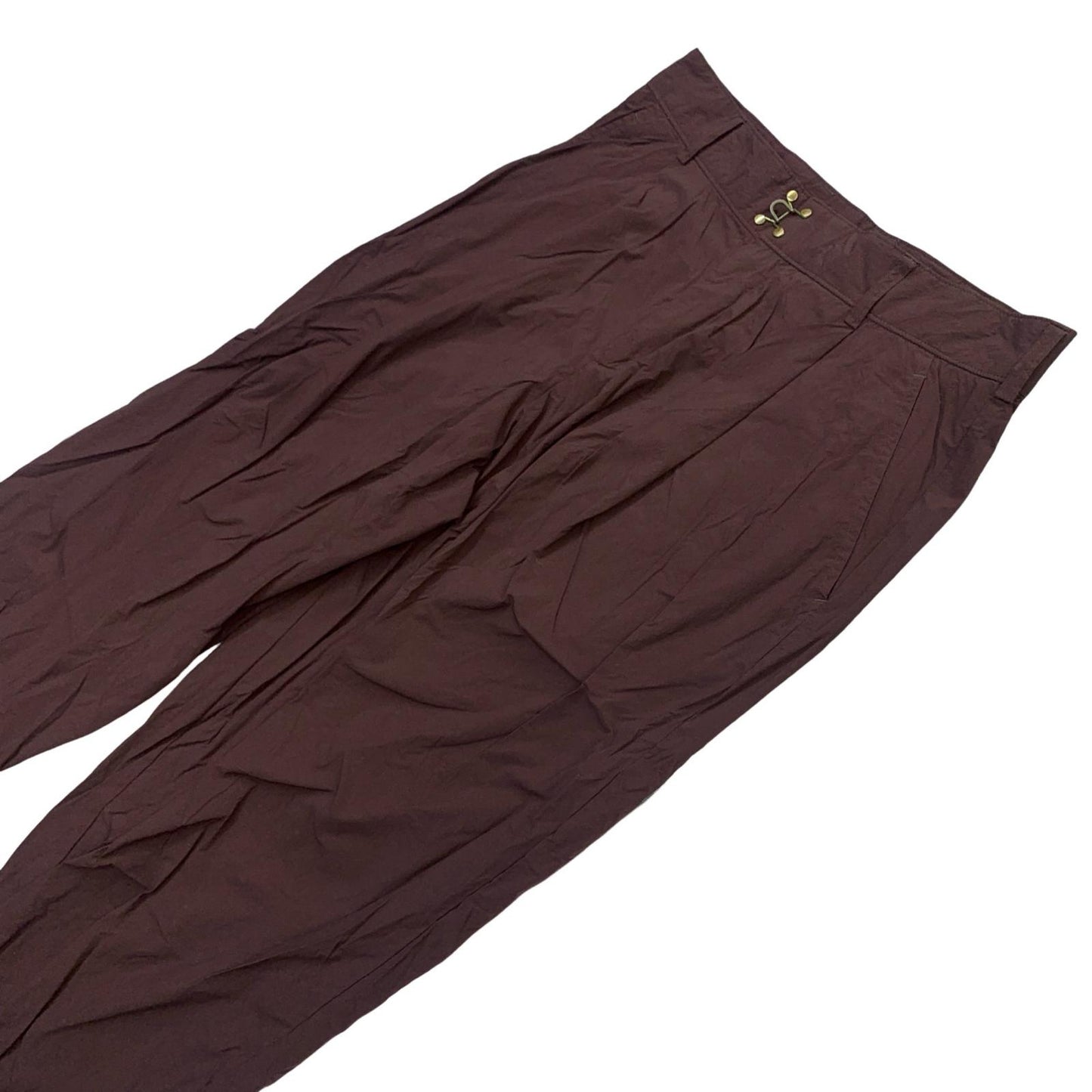kolor | kolor PLEATS NYLON WIDEPANT Pants Brown Size: 2