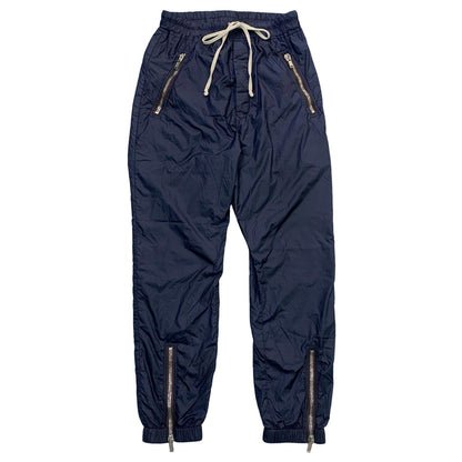 Rick Owens | Rick Owens Drawstring Zipped Cuff Jogger Pants Navy