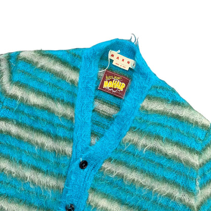MARNI | Marni Mohair Cardigan Blue Size: 50