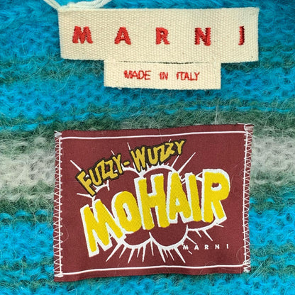 MARNI | Marni Mohair Cardigan Blue Size: 50