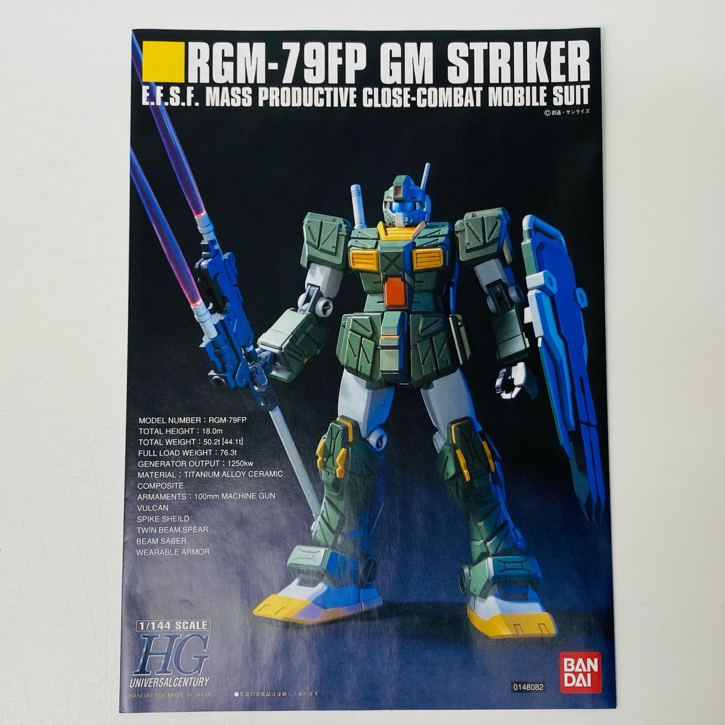 1/144 HGUC RGM-79FP GM Striker "Mobile Suit Gundam Side Story: The Blue Destiny" [5060782]