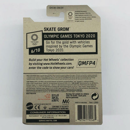 1/64 SKATEGROM (Black x Purple) "Hot Wheels OLYMPIC GAMES TOKYO 2020" [GHC96]