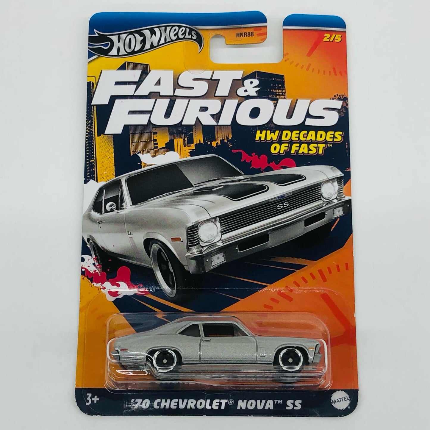 1/64 '70 Chevrolet Nova SS "Hot Wheels Fast & Furious" [HRW42]