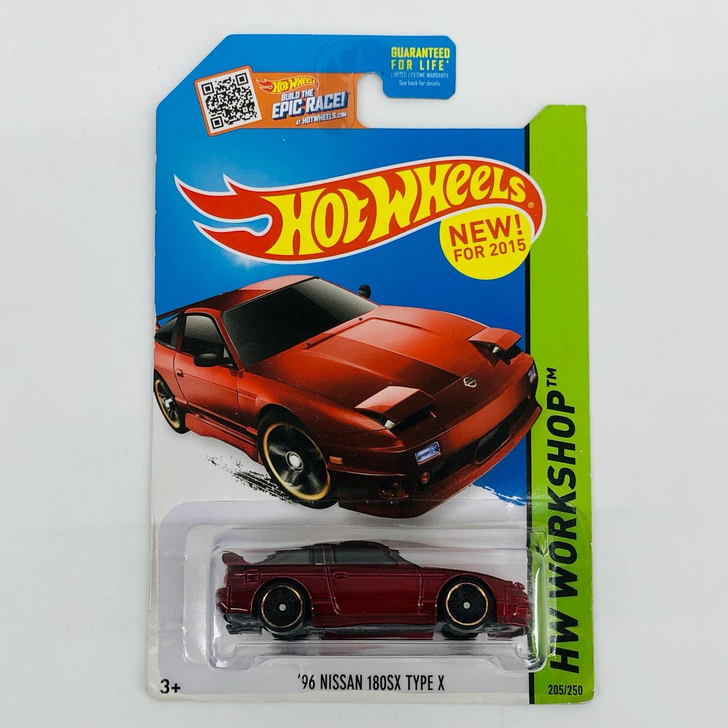 1/64 '96 NISSAN 180SX TYPE X (Red) "Hot Wheels HW WORKSHOP" [CFH13]
