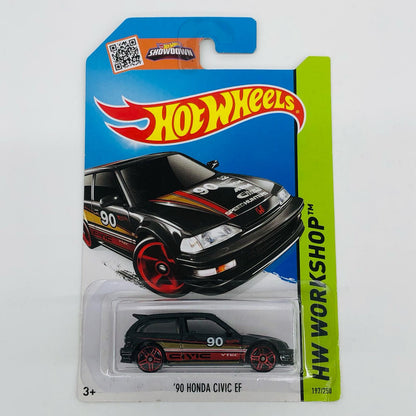 1/64 '90 HONDA CIVIC (Black) "Hot Wheels HW WORKSHOP" [CFH87-07B3]