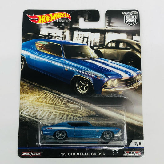 1/64’69シェベルSS396「HotWheelsカーカルチャーCruiseBoulevard」[FYN82]