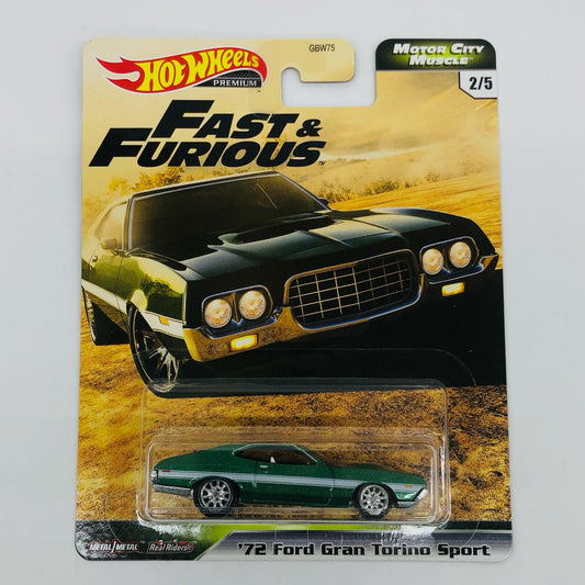 1/64’72FordGranTorinoSport「HotWheelsワイルド・スピード-MOTORCITYMUSCLE」[GJR70]