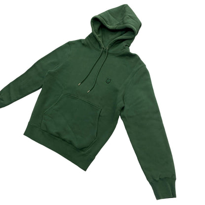 MAISON KITSUNE | BOLD FOX HEAD PATCH COMFORT HOODIE Green Size: M
