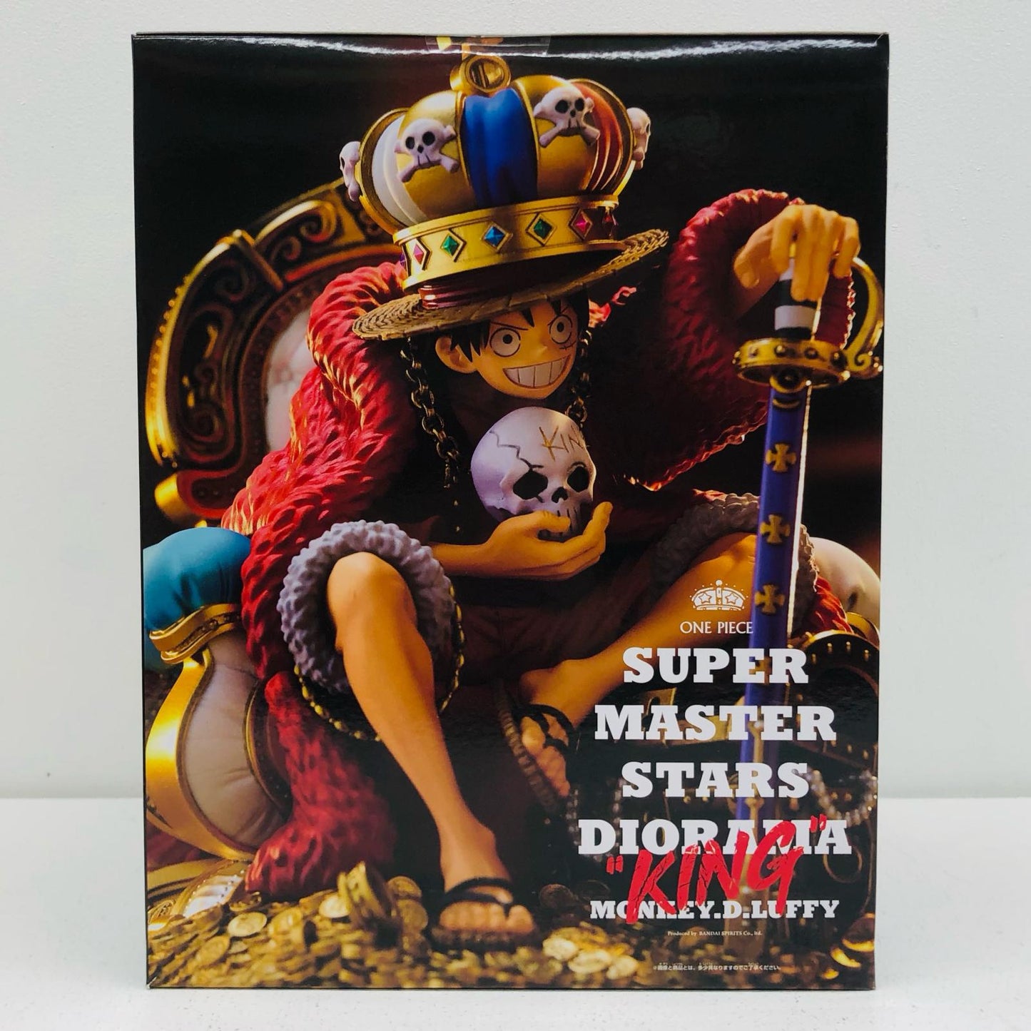 "KING" MONKEY.D.LUFFY "ONE PIECE" SUPER MASTER STARS DIORAMA ONE PIECE BASE All Applicant Service [Figure]
