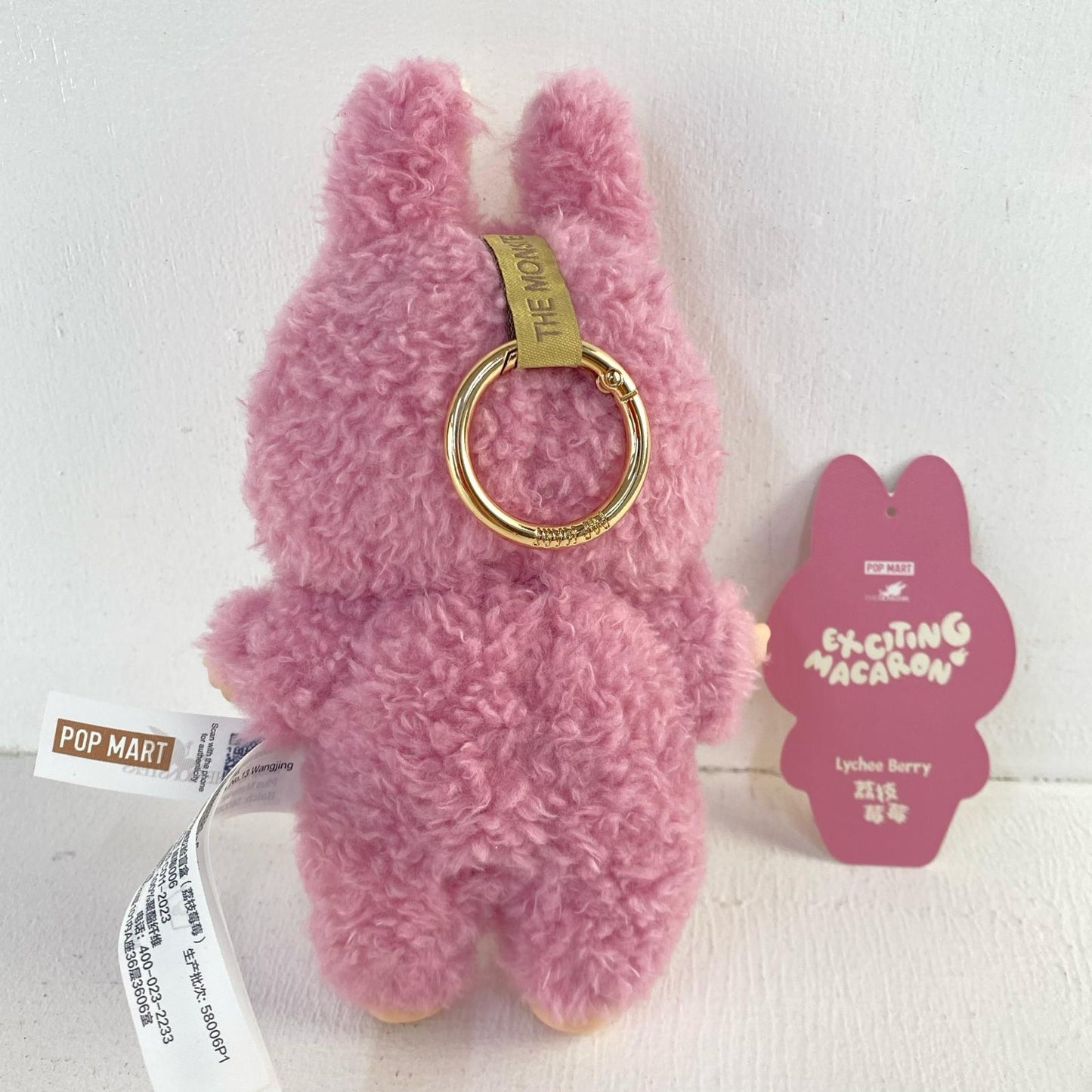 Lychee Berry "THE MONSTERS Exciting Macaron Series Plush Pendant" [Figure]