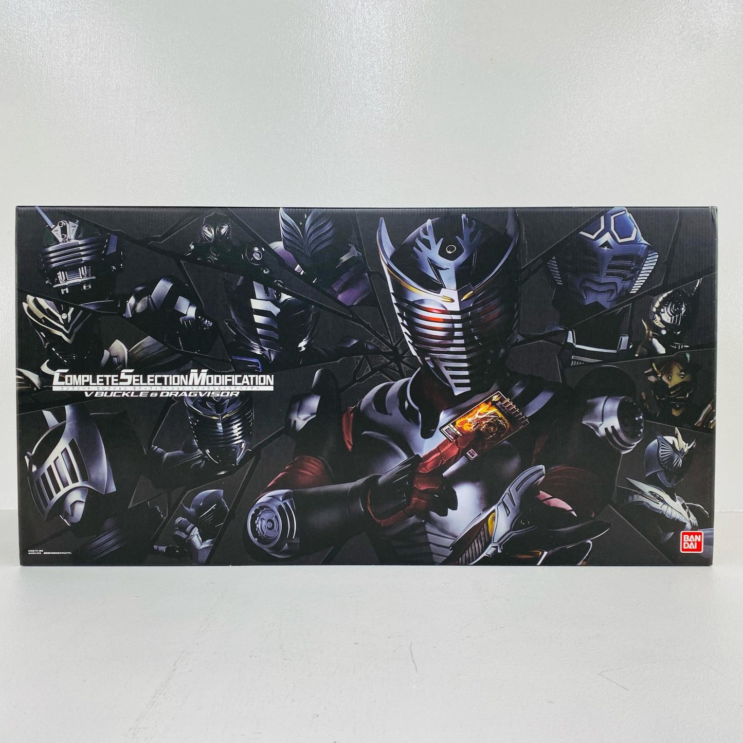 COMPLETE SELECTION MODIFICATION V BUCKLE & DRAGVISOR "Kamen Rider Ryuki" Premium Bandai Limited