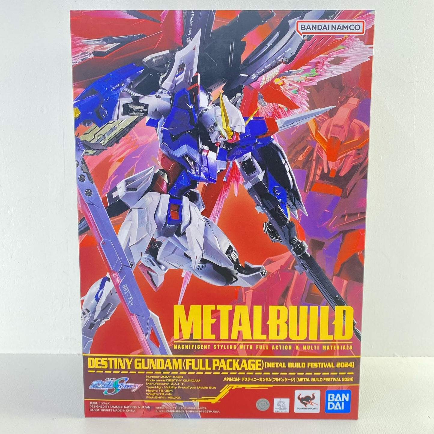 METALBUILD Destiny Gundam (Full Package) [METALBUILD FESTIVAL 2024] "Mobile Suit Gundam SEED DESTINY" TAMASHII NATIONS STORE ONLINE Limited [Figure]