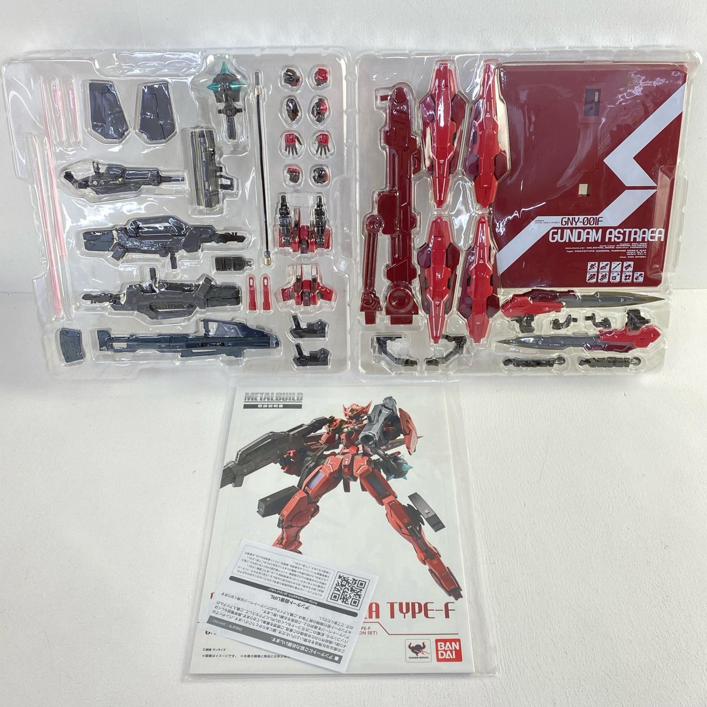 METAL BUILD Gundam Astraea Type F (GN Heavy Weapon Set) "Mobile Suit Gundam 00F" Tamashii Web Shop Exclusive [Figure]