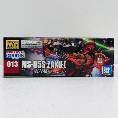 1/144 HG MS-05S Char Aznable's Zaku I "Mobile Suit Gundam THE ORIGIN"