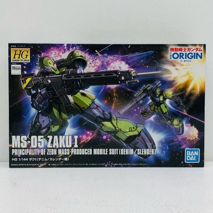 1/144 HG MS-05 Zaku I (Denim/Slender's Machine) "Mobile Suit Gundam THE ORIGIN" [5059026]
