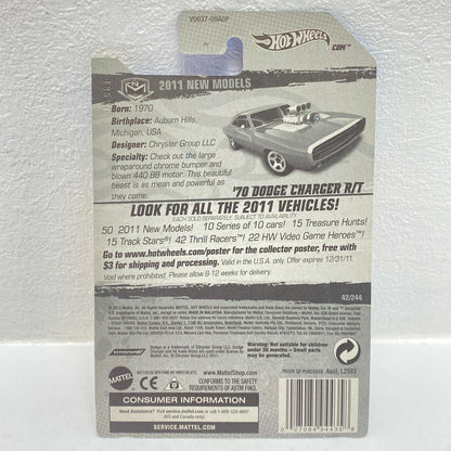 Hot Wheels '70 DODGE CHARGER R/T