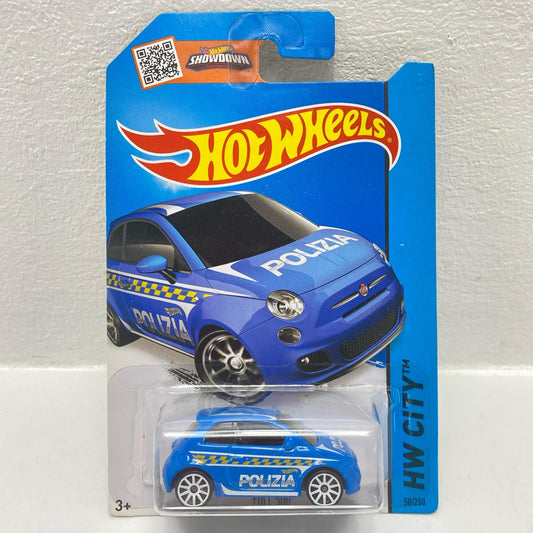 ホットウィール FIAT 500ブルー