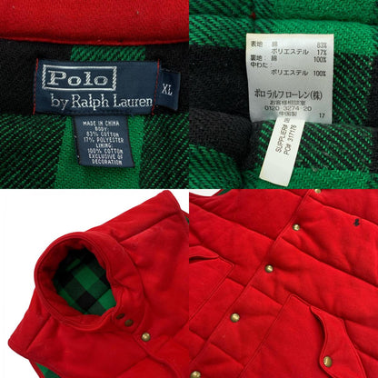 POLO RALPH LAUREN | ポロ・ラルフローレン 中綿ベスト レッド サイズ：XL