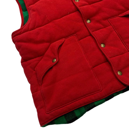 POLO RALPH LAUREN | ポロ・ラルフローレン 中綿ベスト レッド サイズ：XL