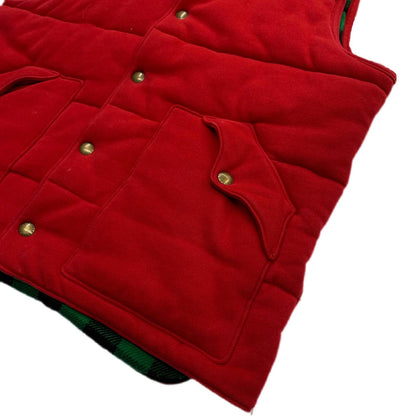 POLO RALPH LAUREN | ポロ・ラルフローレン 中綿ベスト レッド サイズ：XL
