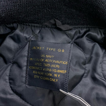 US.NAVY/WEP(G-8) 民間品 ミリタリージャケット ブラック