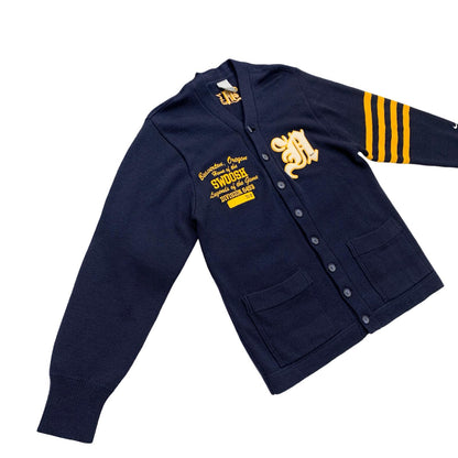 NIKE | Nike Lettered Cardigan Cardigan NIKE (VINTAGE) Blue Size: M