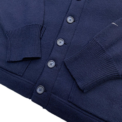 NIKE | Nike Lettered Cardigan Cardigan NIKE (VINTAGE) Blue Size: M