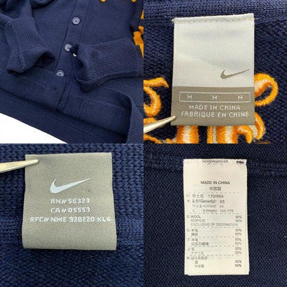 NIKE | Nike Lettered Cardigan Cardigan NIKE (VINTAGE) Blue Size: M