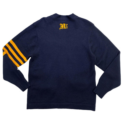 NIKE | Nike Lettered Cardigan Cardigan NIKE (VINTAGE) Blue Size: M