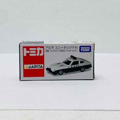 1/61 Nissan Fairlady 280Z Patrol Car (White x Black) "Tomica" APITA/UNY Exclusive